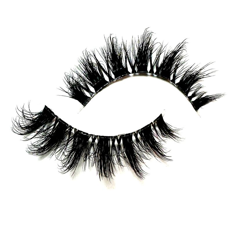 10Pairs Manga Natural Wispy False Eyelashes - Clear Band Faux Mink Lashes Cat-Eye Shape, Natural Look For Halloween Cosplay Manga Everyday Glam - Reusable, Comfortable, Beginner Friendly cute  lashes
