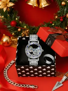 4-piece Business Enamel Craft Mechanical Watch Festival Gift Box Christmas Gift Full Automatic Mechanical Watch