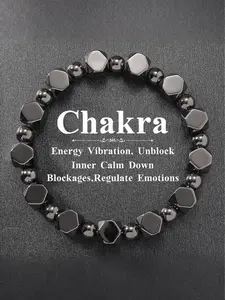Natural Obsidian Agate Bracelet, High Quality Bracelet, Root Chakra Protection Stone, Men's Energy Jewelry, Boost Confidence & Stability Gift