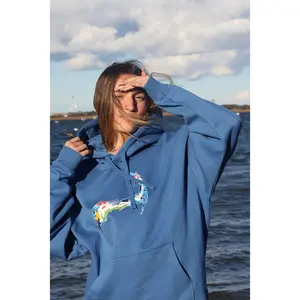 Cape Cod Oversized Hoodie -Mindful Blue