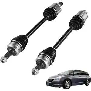 VEVOR CV Axle Shaft Assembly, 2 Pieces Front Left & Right (Driver and Passenger Side), Automotive Replacement CV Joint Axles Pair Compatible with 2005-2006 Honda Odyssey, Alloy Steel & Carbon Steel