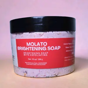 ZPure Skin & Beauty Molato Premium Organic Handmade Soap, Body Care Product for Face & Body, Brightening, Dark Spot & Pimple Reduction, All Skin Types, 24-Month Shelf Life, Single Item, Twice Daily Cleansing Vegan Body Wash Skin Repair Cleanser