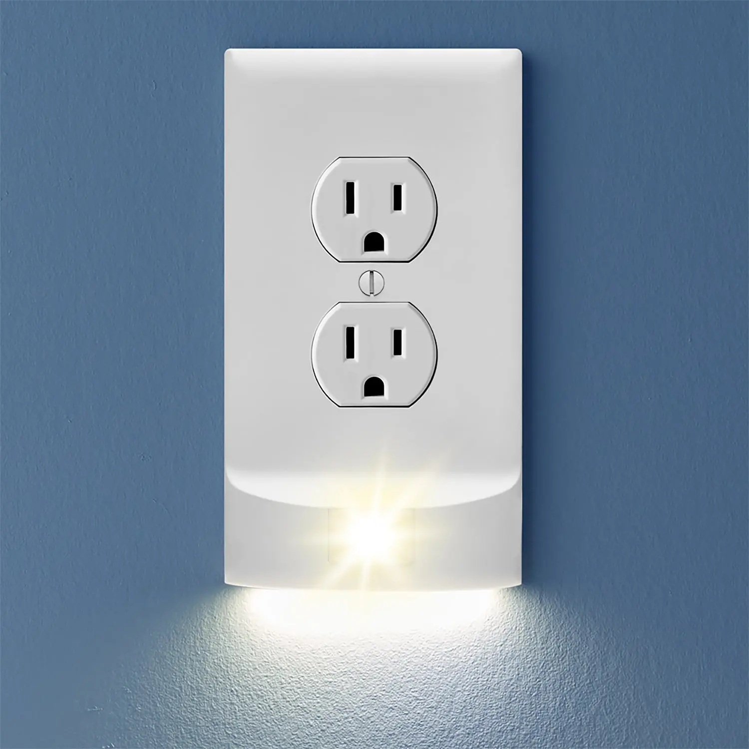 StormLight - Socket Cover with built in battery backup night light. StormLight - Socket Cover with built in battery backup night light.