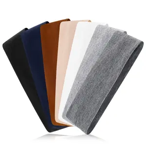 Headbands for Women, Stretchy Non Slip Soft Cotton Cloth Hair Bands for Sports, Workout, Yoga and Running, 7pcs