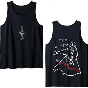 Minato Namikaze Fourth Hokage Tank Top, Naruto Shippuden Flying Raijin Anime Graphic Sleeveless Shirt, Yellow Flash Konoha Hero Aesthetic Summer Top, Shinobi Legend Streetwear Muscle Tee, Naruto Tank Top