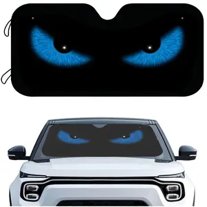 Premium Foil Windshield Sun Shade: Reflective Heat Insulation & UV Blocker | Universal Foldable Auto Visor Keeps Cool Reusable Window summervibes Durable Car