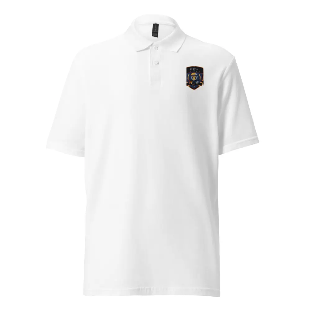 Embroidered Polo | WOW University Shield