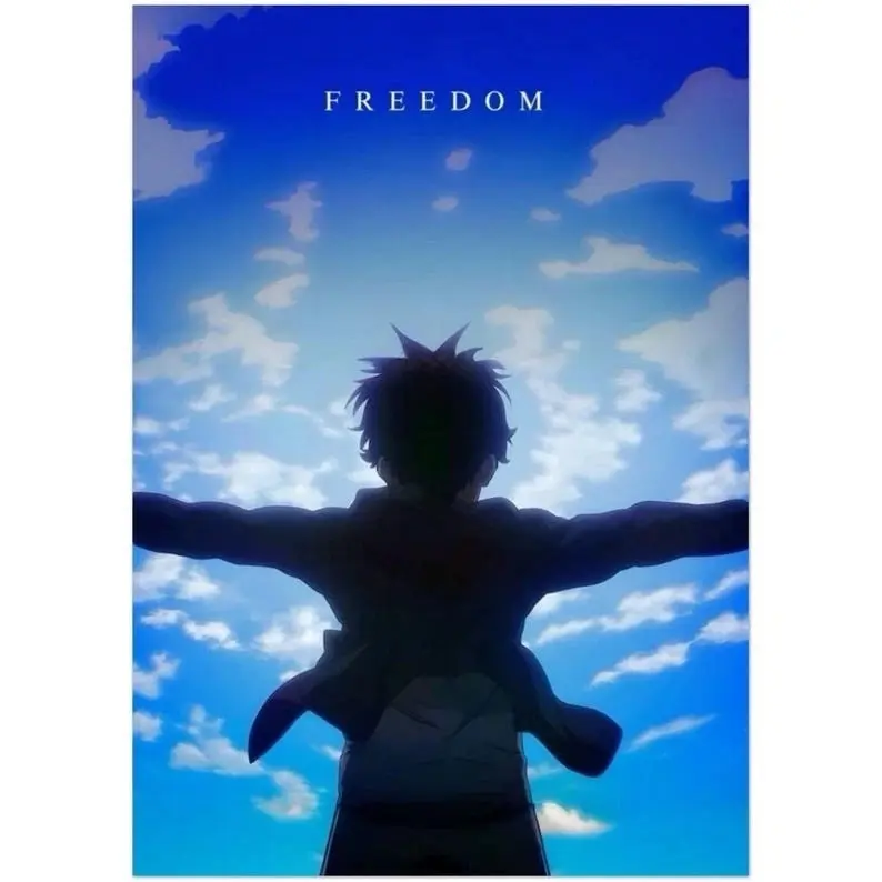Attack on Titan - Poster Freedom, Anime Print