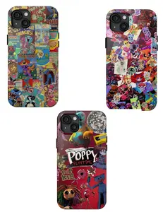 Poppy Playtime Phone Case v2 Touch - Horror Game Character | Creepy Gaming Aesthetic Case Compatible with iPhone 17, 16, 15, 14, 13, 12, 11, X & Samsung Galaxy IWF