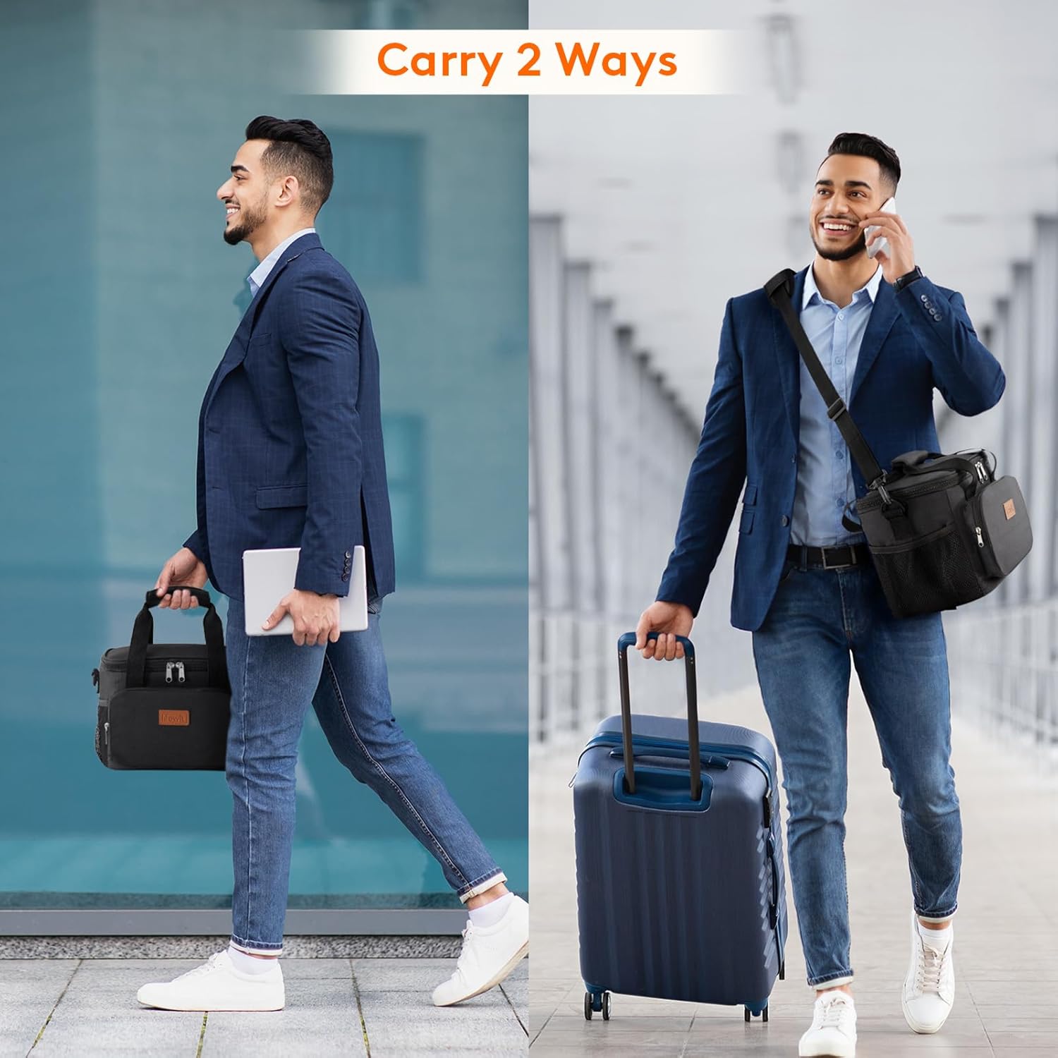 Medium Lunch Bag for Adults – Leakproof 9L Soft Cooler Tote, Fits 12 Cans, Waterproof Oxford Fabric, Thermal Lunch Box for Work, Office & Travel (Black) Medium Lunch Bag for Adults – Leakproof 9L Soft Cooler Tote, Fits 12 Cans, Waterproof Oxford Fabric, Thermal Lunch Box for Work, Office & Travel (Black)