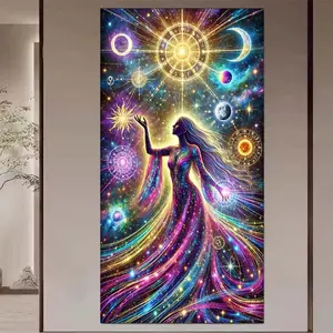 1 set DIY diamond painting kit, 5D diamond art set, DIY decoration starry sky, women, universe mosaic, diamond art, DIY art home decoration, Craft.