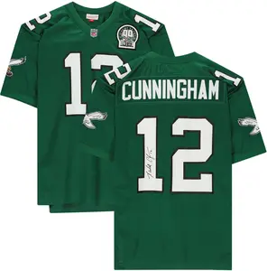 Randall Cunningham Philadelphia Eagles Autographed Green Mitchell & Ness Authentic Jersey - Fanatics Authentic Certified