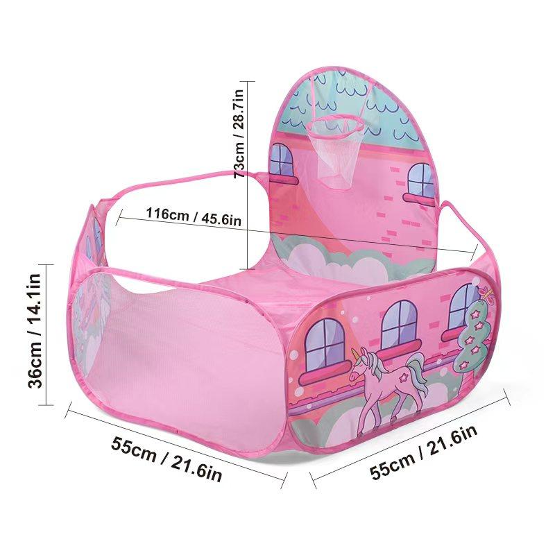 Kids' Foldable Play Tent | Durable Ball Pit, Large Pop-Up Playpen | Perfect Holiday Gift & Beach Toy | Balls Not Included