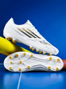 Men's Advanced Football Shoes, Anti-Slip Durable Outdoor Lawn Soccer Shoes, Super Grip and Support, High End Fashion, All Seasons, Soccer Cleats, Football Boots