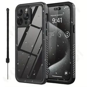 IP68 Waterproof Case For iPhone 16e 15 14 13 12 11 Pro Max XR XS Plus 8 7 Metal Aluminum Swimming Phone Luxury Underwater Cover
