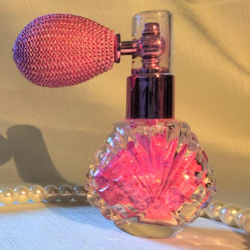 Shimmer Puff Spray Unscented Silver Glitter for Body Face Hair Nail Clothes Highlighter Makeup Festival Party Concert Rave Accessories Fragrance Pigment Cosmetic Pale Pink