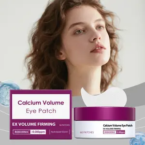 Korean Calcium Multi-Balm & Hydrogel Eye Patch Duo – Anti-Aging Under Eye Care for Wrinkles & Elasticity – Hydrating Collagen Eye Stick with Hydrolyzed Elastin for Fine Lines, Dullness & Puffy Eyes