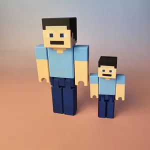 Minecraft Steve 3D Printed | minecrafter games | Steve | Minecraft Decore | Toy Decorate | animalful gifted | desktoy