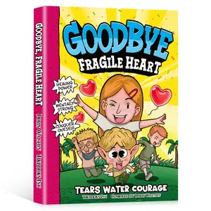 【TIKBOOKS】Goodbye, glass-hearted children's picture books, popularscience comics,elementary school students' extracurricularreading books, children's spiritual growth books