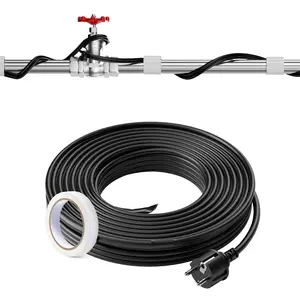 VEVOR Self-Regulating Pipe Heating Cable, 60-feet 5W/ft Heat Tape for Pipes Freeze Protection, Protects PVC Hose, Metal and Plastic Pipe from Freezing, 120V