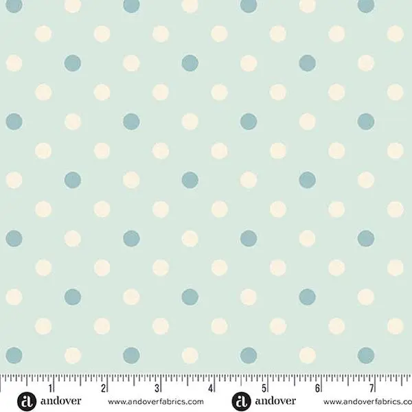 Fabric Andover Laundry Basket Quilts Berries Pearls Sewing Bird by the Quarter Yard A-1615-B