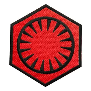 First Order Tactical Patch (Hook Fastener - 3.5 inch - Red/Blk)