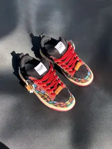 Men's Trendy Canvas Sneakers, Unisex Casual Sports Shoes, Anti-Slip Wear-Resistant, Low Top, Rubber Sole, All Seasons, Large Size 50, Wine