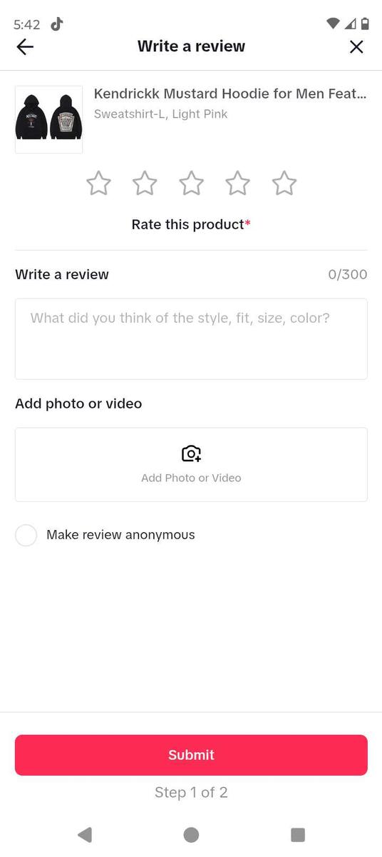 Item: Sweatshirt-L, Light Pink