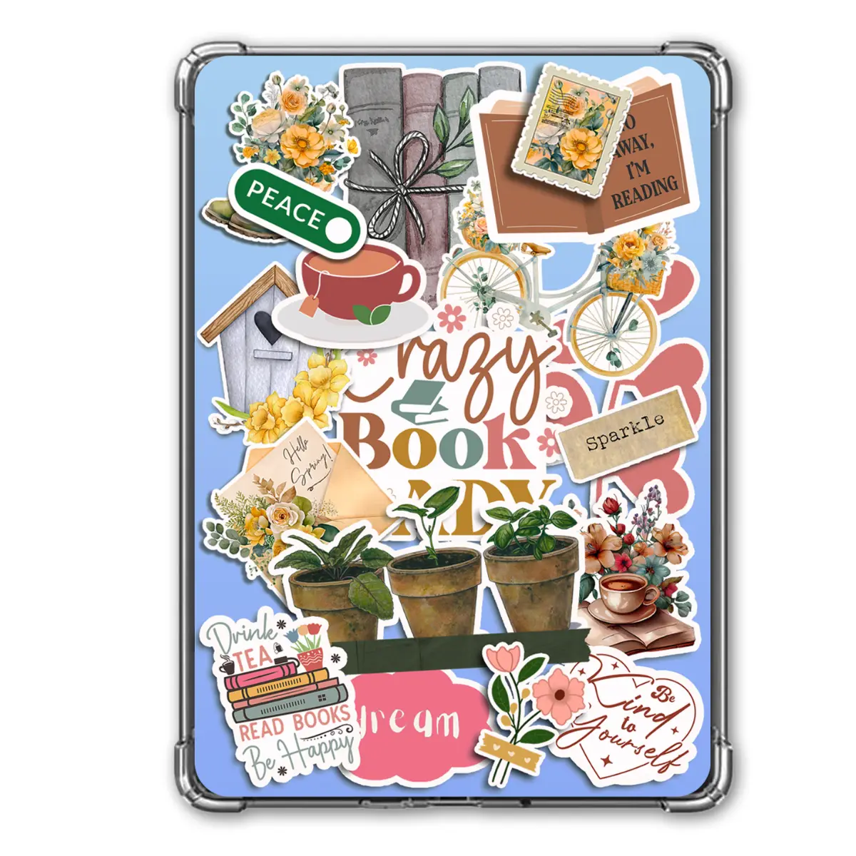 Crazy Book Lady (Variety Pack) E-Reader Cardstock Inserts -  Kindle | Kobo | Boox