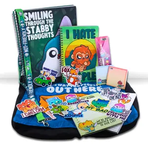 30sec Meltdown - Comment Chaos Box filled with stationery and gifts
