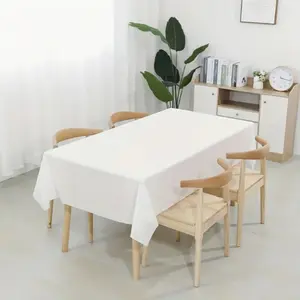 Disposable Tablecloth, 30pcs/set Solid Color Disposable Table Cover, Table Decoration Supplies for Home Kitchen Party Wedding Picnic