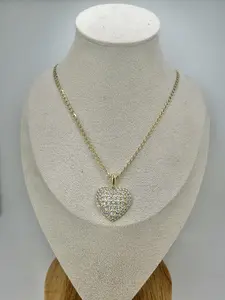 Vivandi Heart Iced Necklace