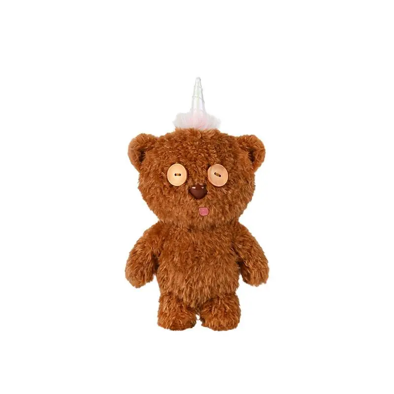 Minions Tim Bear Stuffed Toy Charm - Unicorn Collection Bag Charm, Cute Cartoon Style Stuffed Toy, Ideal for Minions Fans, Bag Charms, Cute Cartoon Style Stuffed Toys，Back To School