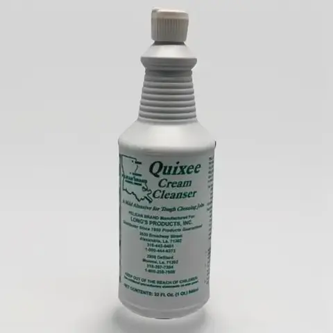 Quixee Fresh Mint Cream Cleaner - Eco-Friendly Mild Abrasive Non-Aerosol Powdered Cleaner, Stain Removal All-Purpose Detergent with Maximum Coverage, Minimal Waste for Kitchens, Bathrooms, 24-Month Shelf Life Household Supply