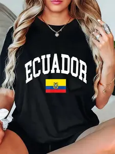 100% Cotton Ecuador Flag T-Shirt