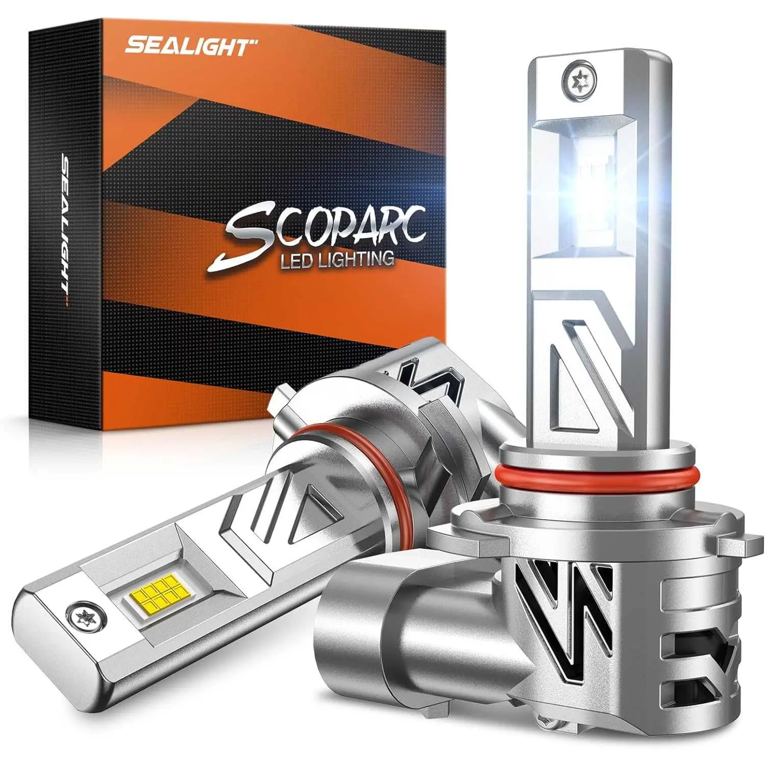 2004 Toyota Sienna 9005/HB3 80W 6500K White IP68 LED Headlight Bulbs 2PCS SEALIGHT S3