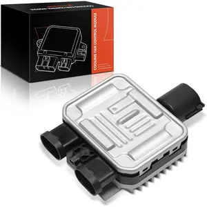 Engine Radiator Cooling Fan Control Module Compatible with 2007-2016 Ford Edge, Flex & Lincoln MKX & Volvo XC60, S60, XC70, S80, V60, V70 & Land Rover LR2, Replace# 7T438C609BA, 6G918C607BE