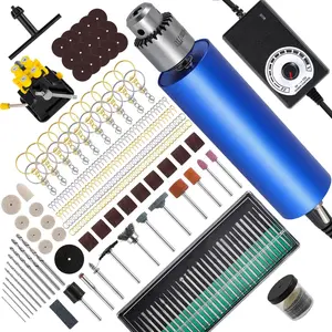 Resin Polishing Kit Resin with 287 Accessories Variable Speed Tool for Resin Molds Epoxy Resin Polisher Sander Kit for Jewelry Carving Drilling Sanding Polishing