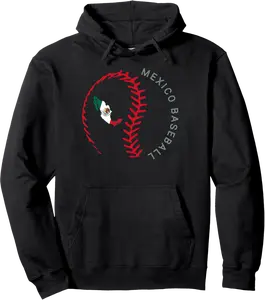 Mexico Beisebol Mexican Flag Colors Baseball Stitches MX Art Pullover Hoodie - Nestorporas Shop 94B0F2WTKTLM