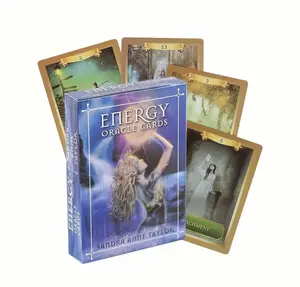 Energy Oracle Deck - Elegant Design with Insights on Personal Growth & Well-Being