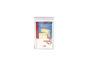 Smead 67160 Alpha-Z Color-Coded First Letter Name Labels, I & V, Pink, 100/Pack