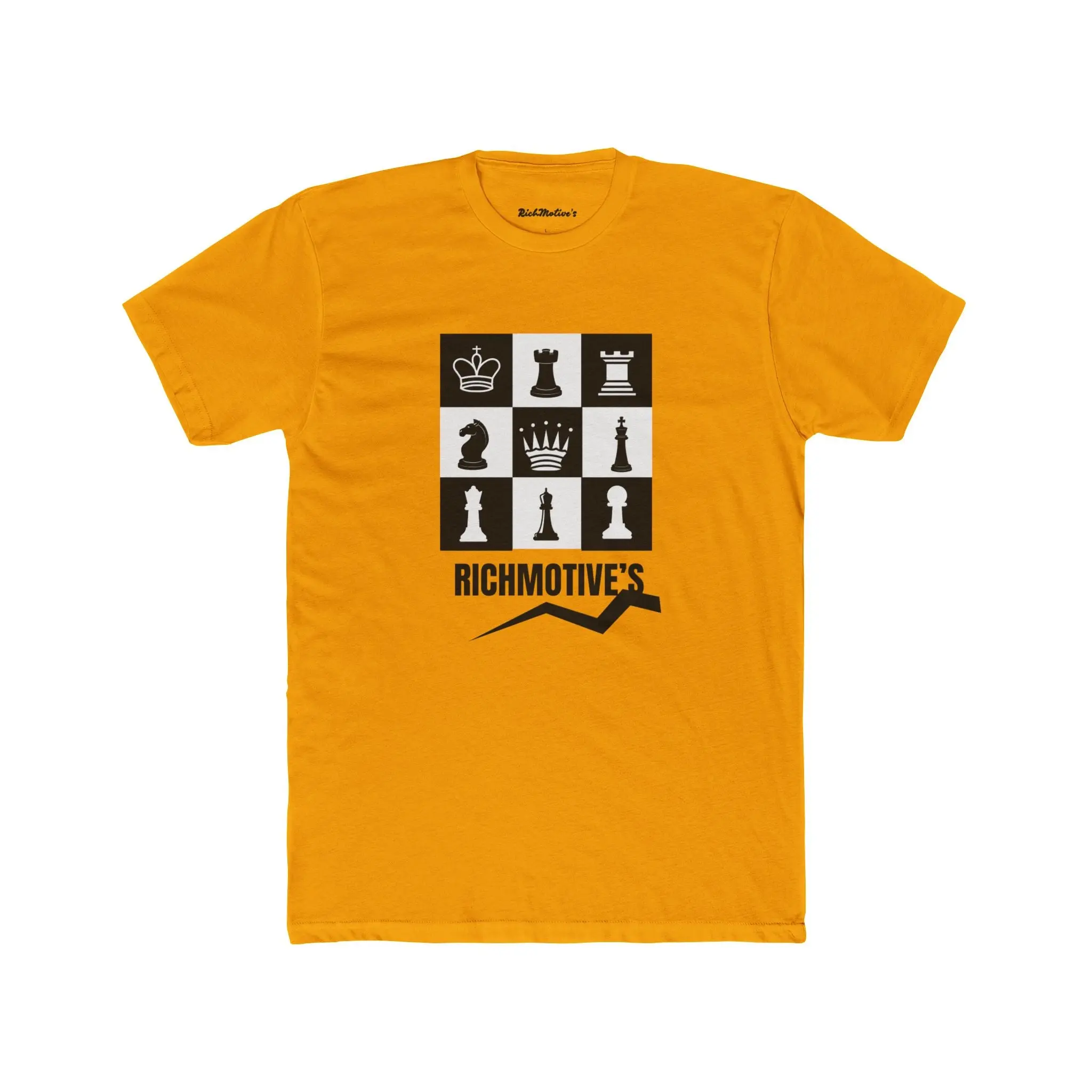 Richmotive's Chess Strategy Unisex Cotton Crew Tee
