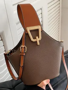 Women's Bucket Bag Crossbody, Luxury High-End Elegant Small Handbag, New Arrival Office Commute Bag, Shoulder Grocery Basket Bag