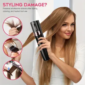 Hair trimmer, Cordless rechargeable clippers, rechargeable wireless trimmer, women's split hair clipper, wireless automatic split hair removal device, used for damaged hair care, removing split and broken hair, ideal gift for women, Moth