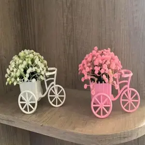 2 Counts Mini Artificial Plant Potted Set, Indoor Office Desktop Window Sill Decor, Nordic Style Fake Small Plants Decoration