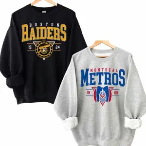 Vintage 90s Montreal Metros Shirt, Boston Raiders Sweatshirt, Heated Rivalry Hockey Jersey Hudson Williams Connor Storrie Shirt X421UUU 3P4A9