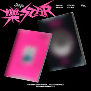 Stray Kids – ROCK STAR [Standard Ver] — ROCK Ver (Pink) / ROLL Ver (Black) — CD + 60p Photobook + PCs