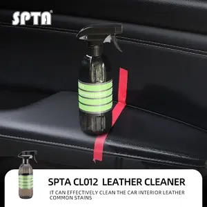 SPTA CL012 Leather Cleaner, Sprayable Leather Cleaner and Conditioner in One for Car Interiors Leather Furniture, Boots, and More ,Restores Leather Surfaces,Help Prevent Cracking or Fading of Leather Couches, Car Seats, Shoes