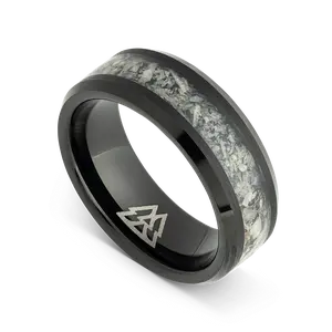 Deer Antler Single Barrel Ring