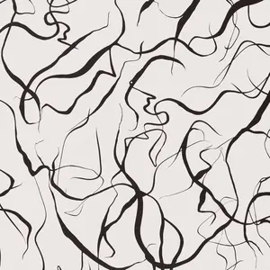Gestural Lines Dark Brown Wallpaper - Threshold Gestural Lines Dark Brown Wallpaper - Threshold